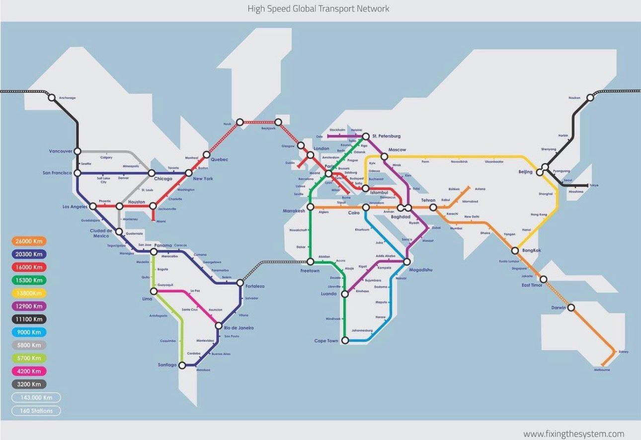 High Speed Rail Map 3